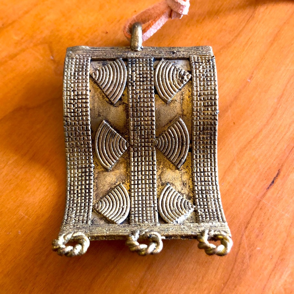 African Brass pendant